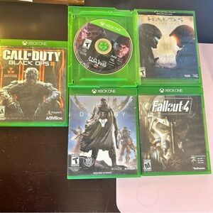 Xbox One Shooter Game Bundle – 5 Games – Call of Duty, Halo, Fallout + More